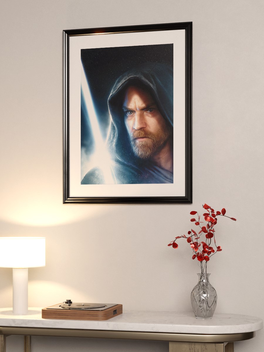 Obi-Wan look Poster, Çerçevesiz Tv Film Poster