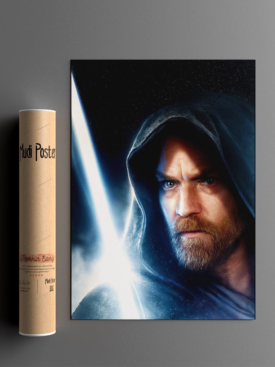 Obi-Wan look Poster, Çerçevesiz Tv Film Poster