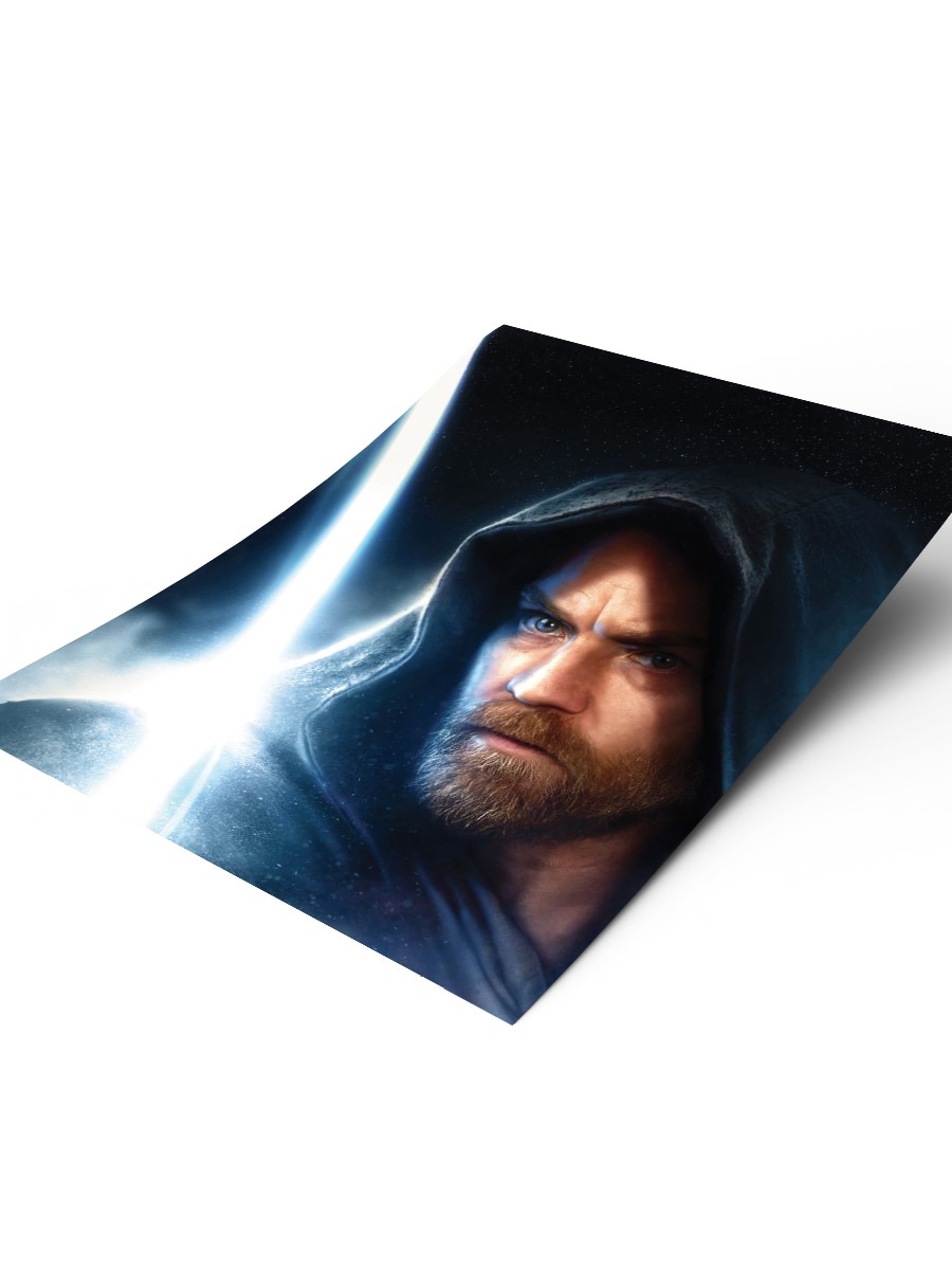 Obi-Wan look Poster, Çerçevesiz Tv Film Poster