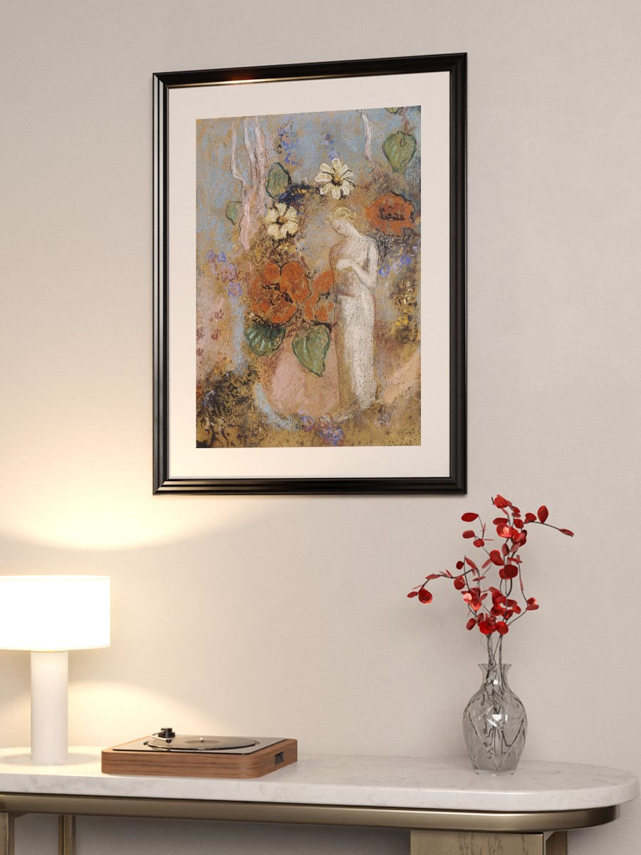 Odilon Redon Pandora Tablo Sanatsal Ünlü Ressam Poster Çerçevesiz Yüksek Kalite Poster