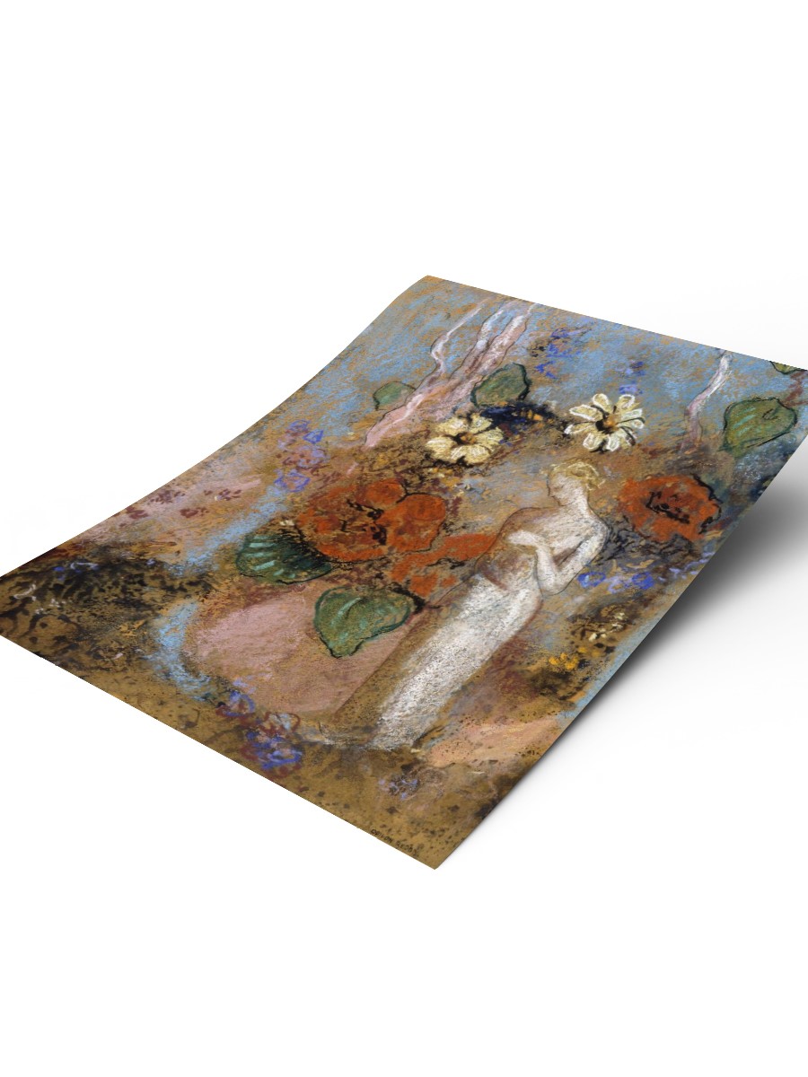 Odilon Redon Pandora Tablo Sanatsal Ünlü Ressam Poster Çerçevesiz Yüksek Kalite Poster