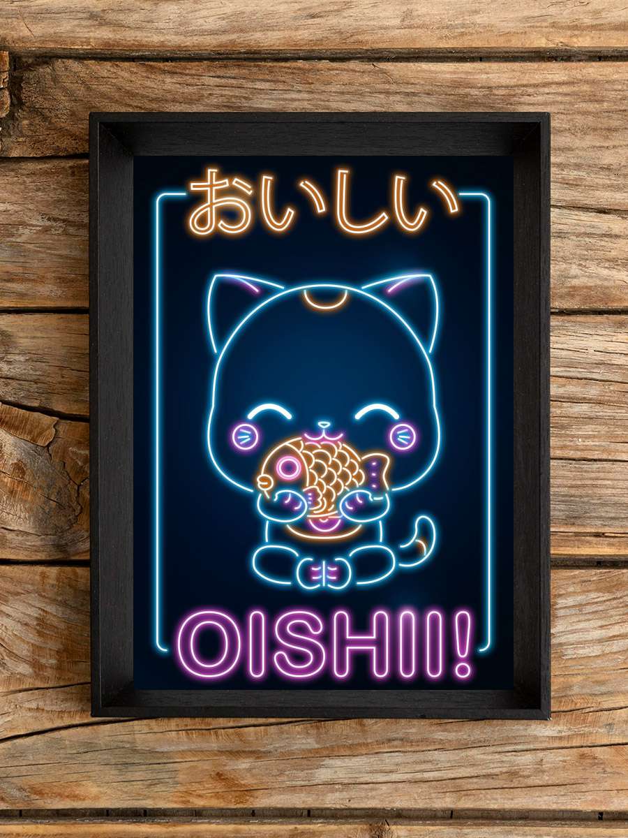 Oishii Tiny Maneki Neko Anime Poster Çerçevesiz Yüksek Kalite Anime Duvar Poster