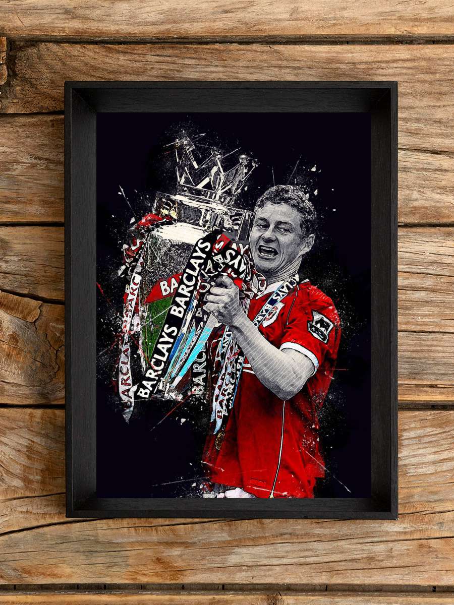 Ole Gunnar Solskjaer Futbol Poster Çerçevesiz Yüksek Kalite Futbolcu Duvar Poster