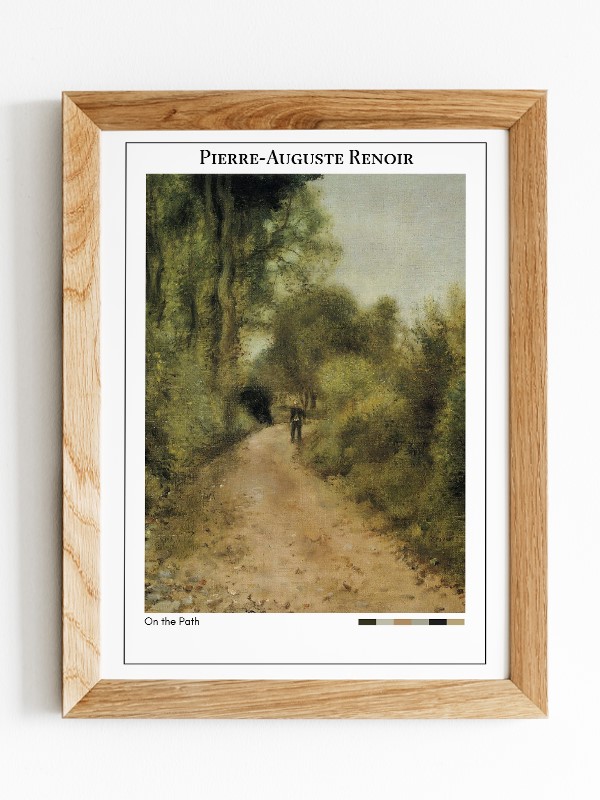 Pierre-Auguste Renoir On the Path Poster