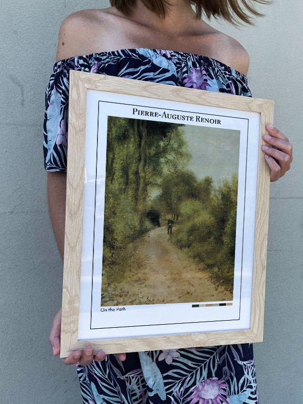 Pierre-Auguste Renoir On the Path Poster