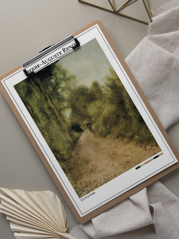 Pierre-Auguste Renoir On the Path Poster
