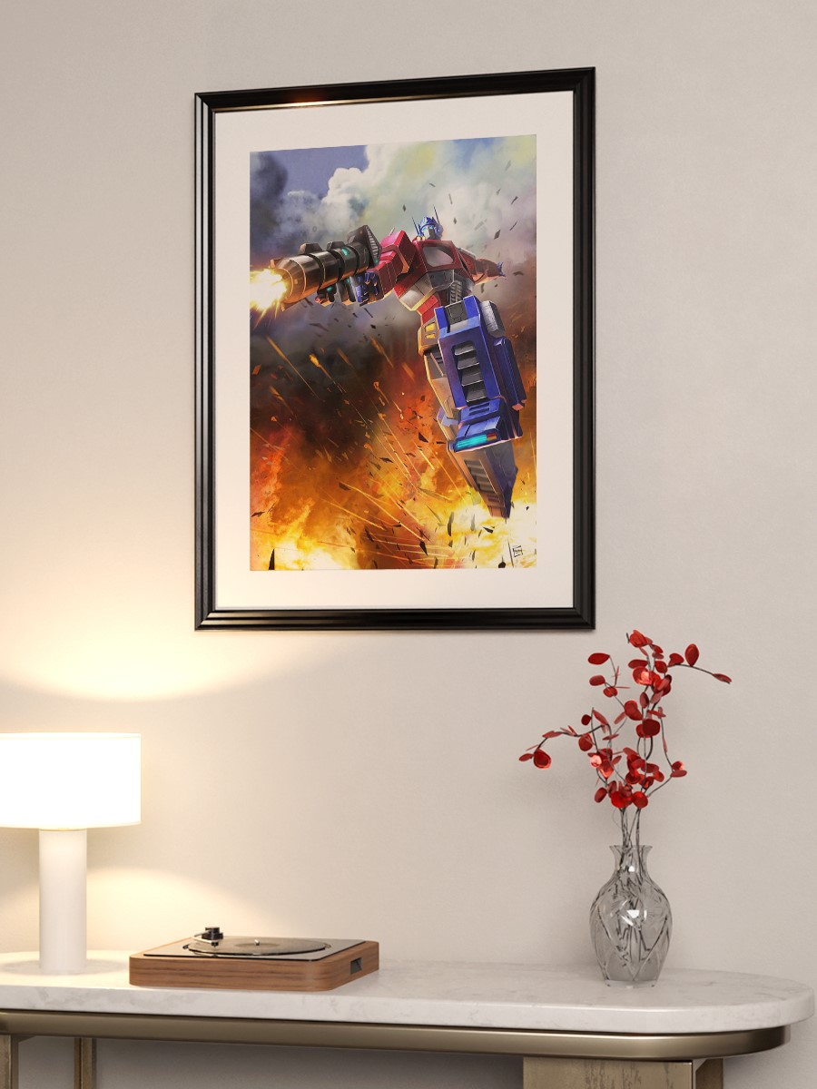 Optimus Prime Poster, Çerçevesiz Tv Film Poster