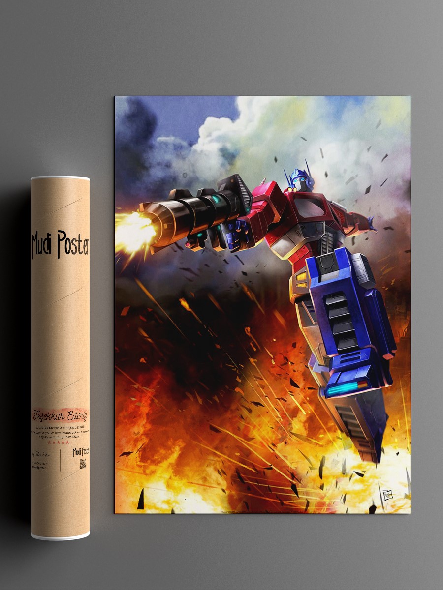Optimus Prime Poster, Çerçevesiz Tv Film Poster