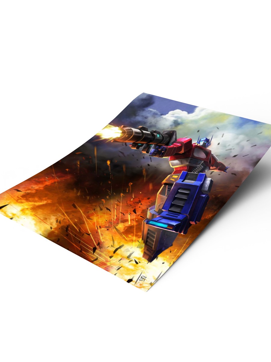 Optimus Prime Poster, Çerçevesiz Tv Film Poster
