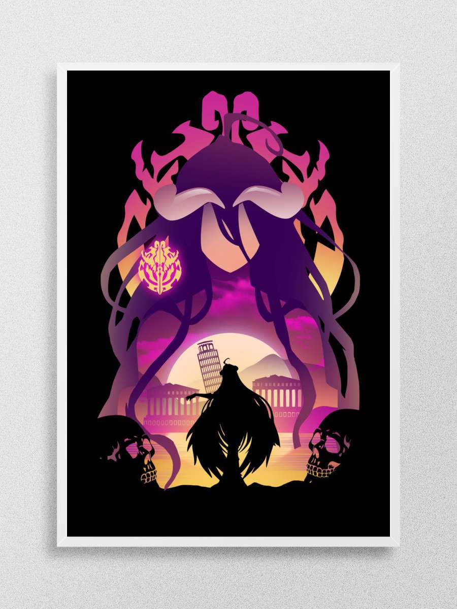 OverLord Albedo Anime Poster Çerçevesiz Yüksek Kalite Anime Duvar Poster