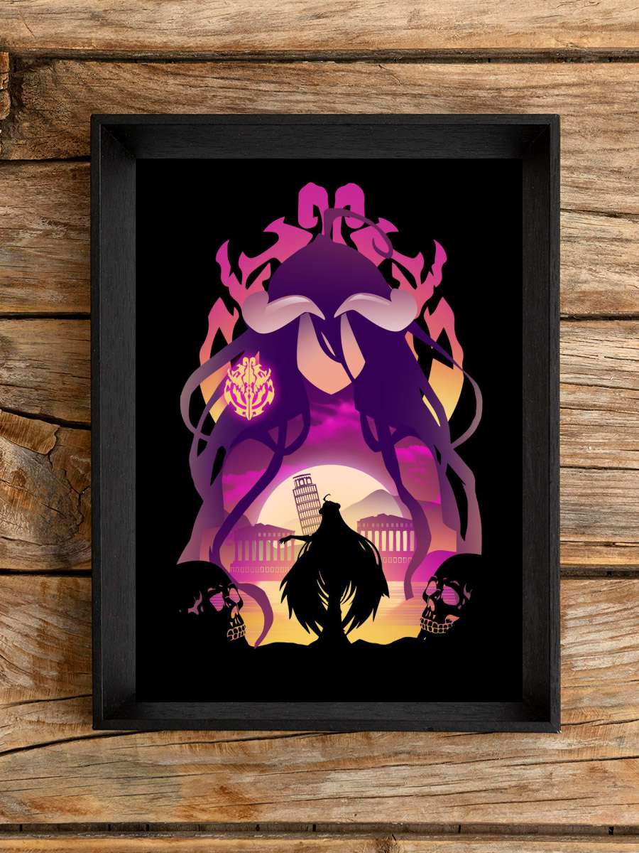 OverLord Albedo Anime Poster Çerçevesiz Yüksek Kalite Anime Duvar Poster