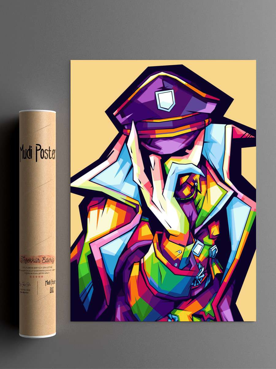 Overlord Pandora Actor Anime Poster Çerçevesiz Yüksek Kalite Anime Duvar Poster