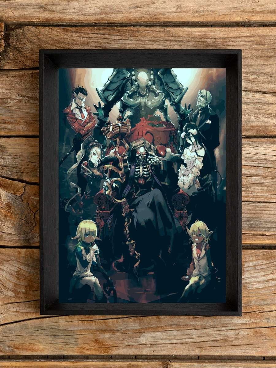 Overlord Anime Poster Çerçevesiz Yüksek Kalite Anime Duvar Poster