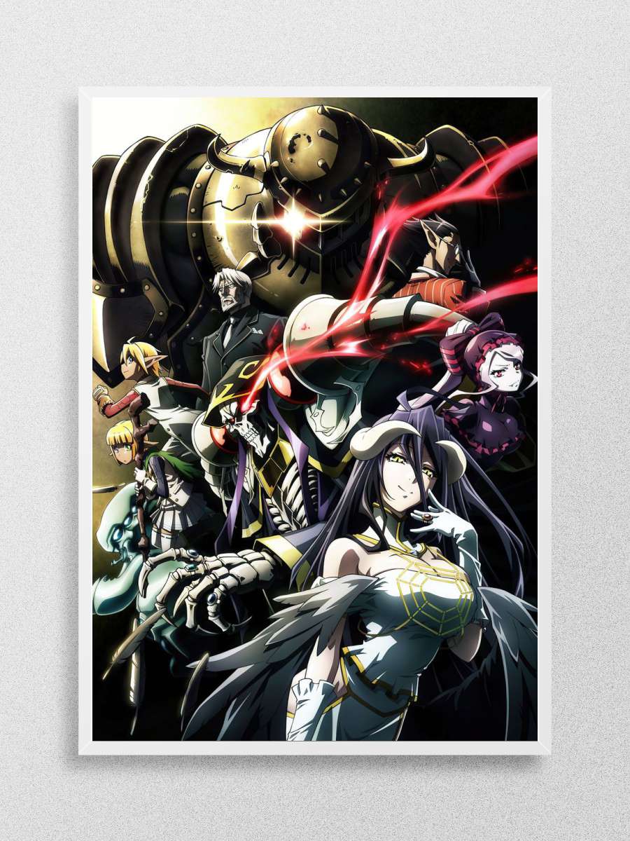 Overlord Anime Poster Çerçevesiz Yüksek Kalite Anime Duvar Poster