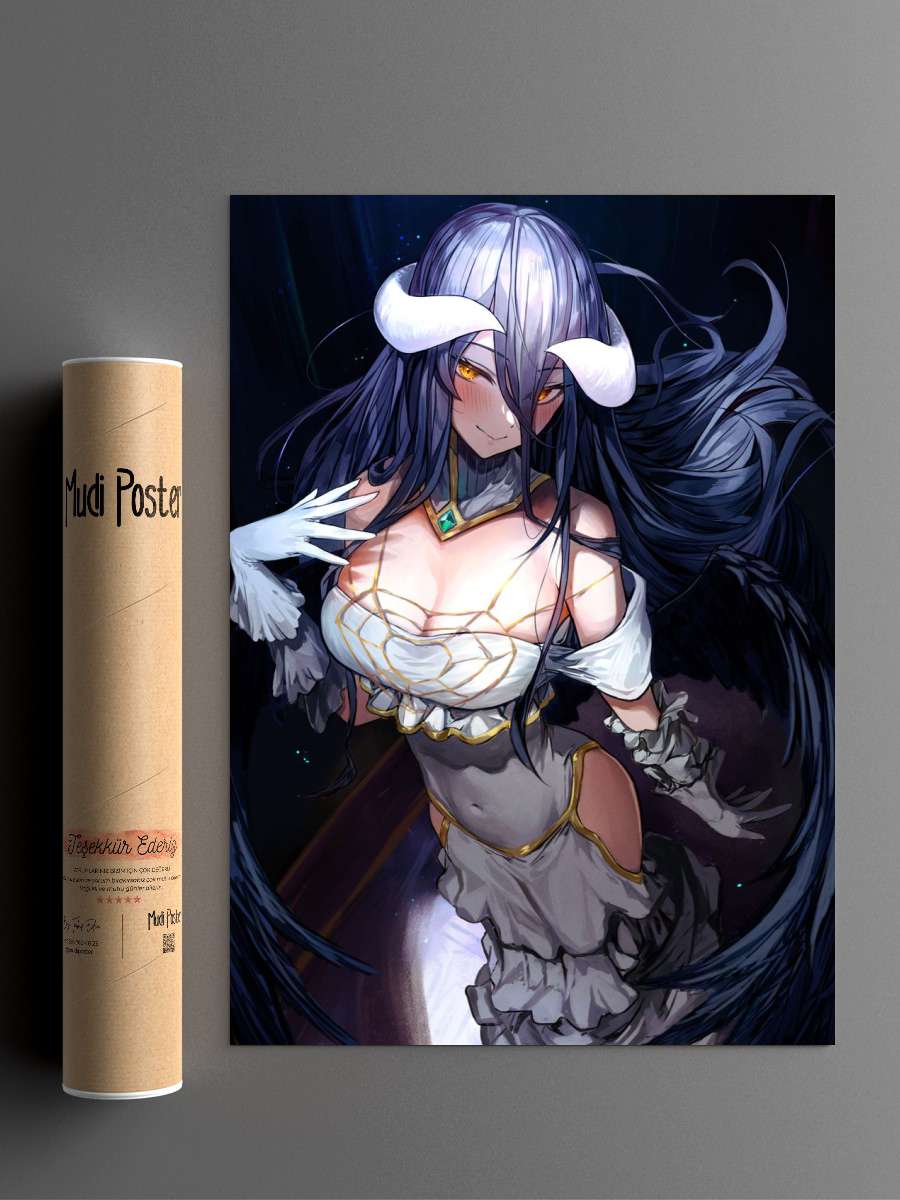 overlord Anime Poster Çerçevesiz Yüksek Kalite Anime Duvar Poster