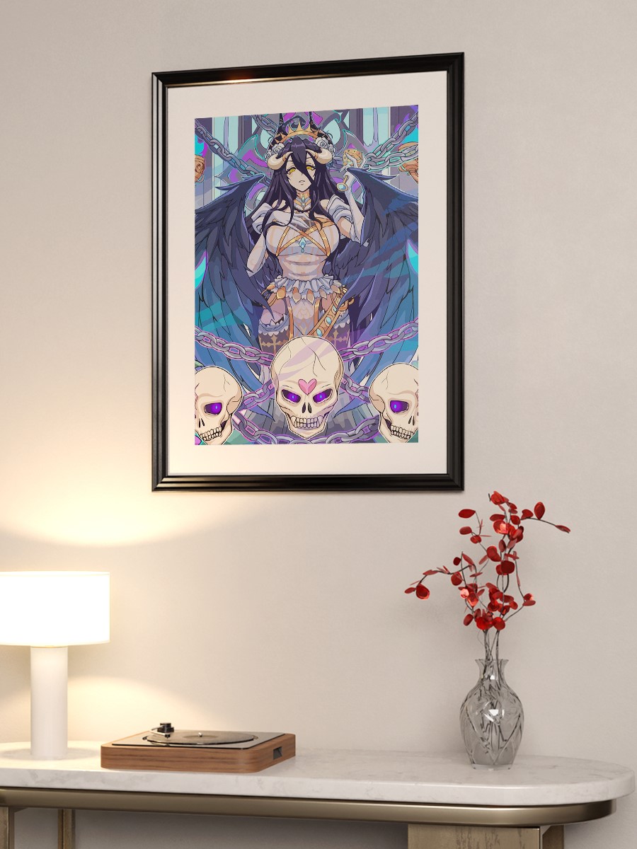 Overlord Anime Poster Çerçevesiz Yüksek Kalite Anime Duvar Poster