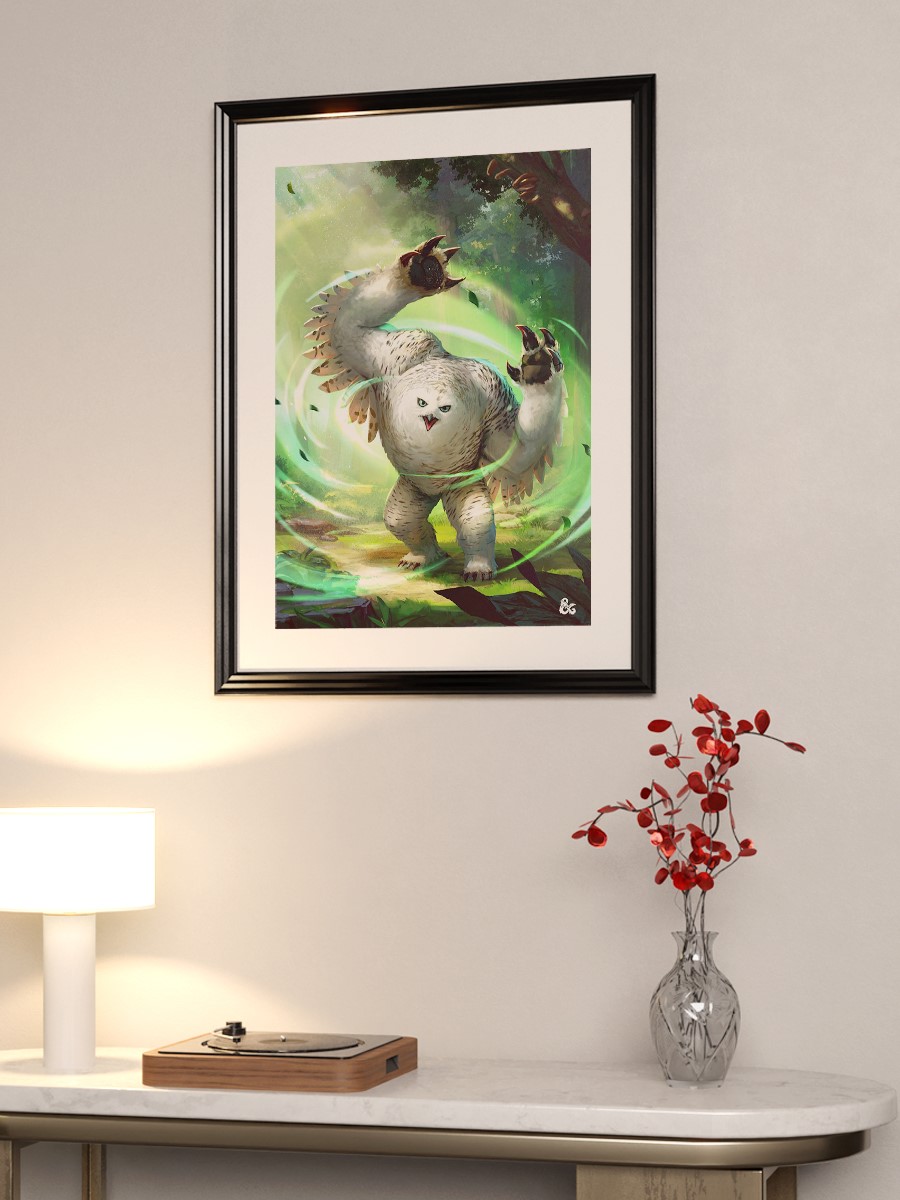 Owlbear Claw Attack! Poster, Çerçevesiz Tv Film Poster