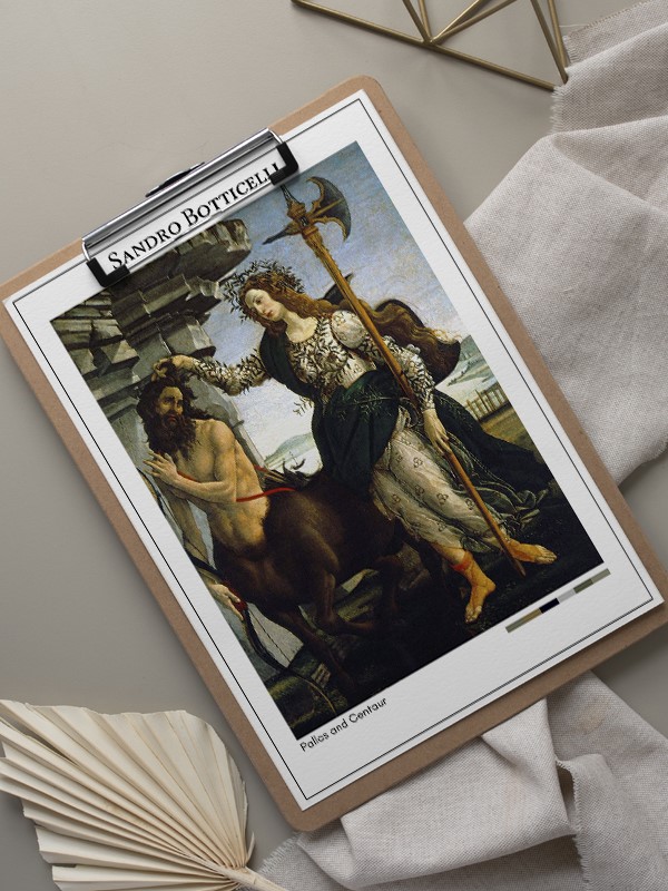 Sandro Botticelli Pallas and Centaur Poster