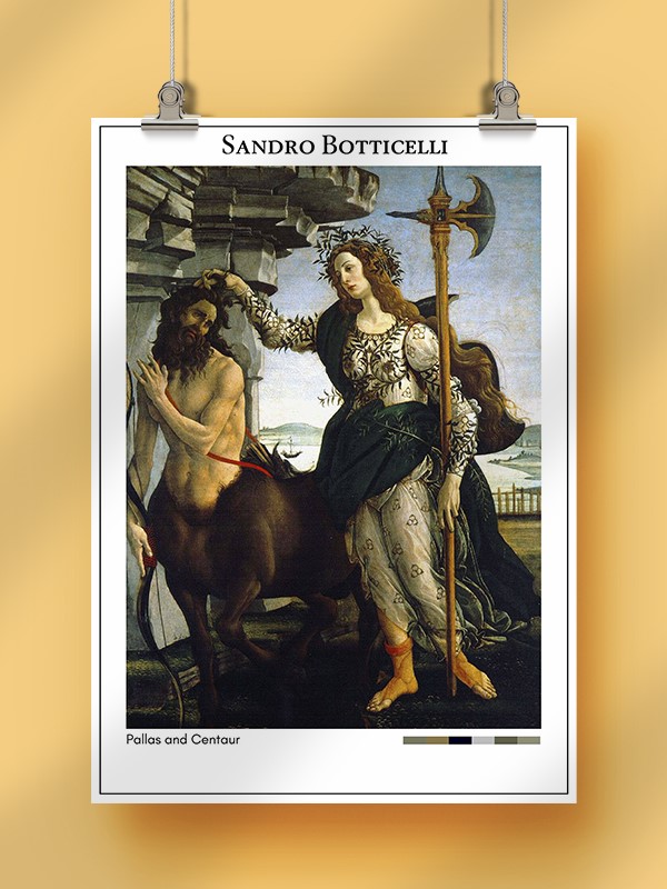 Sandro Botticelli Pallas and Centaur Poster