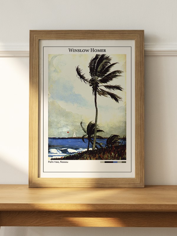 Winslow Homer Palm tree, Nassau Poster - En İyi Fiyatlarla