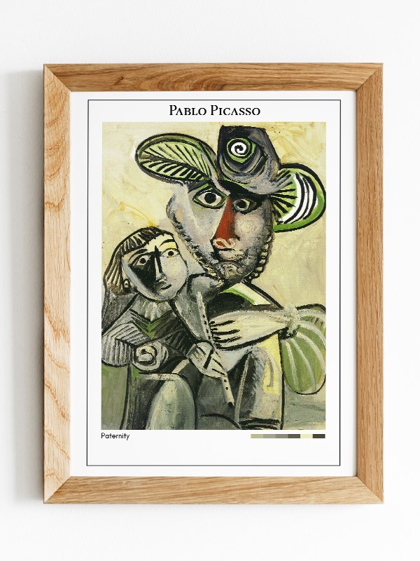 Pablo Picasso Paternity Poster