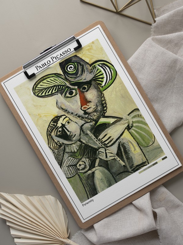 Pablo Picasso Paternity Poster