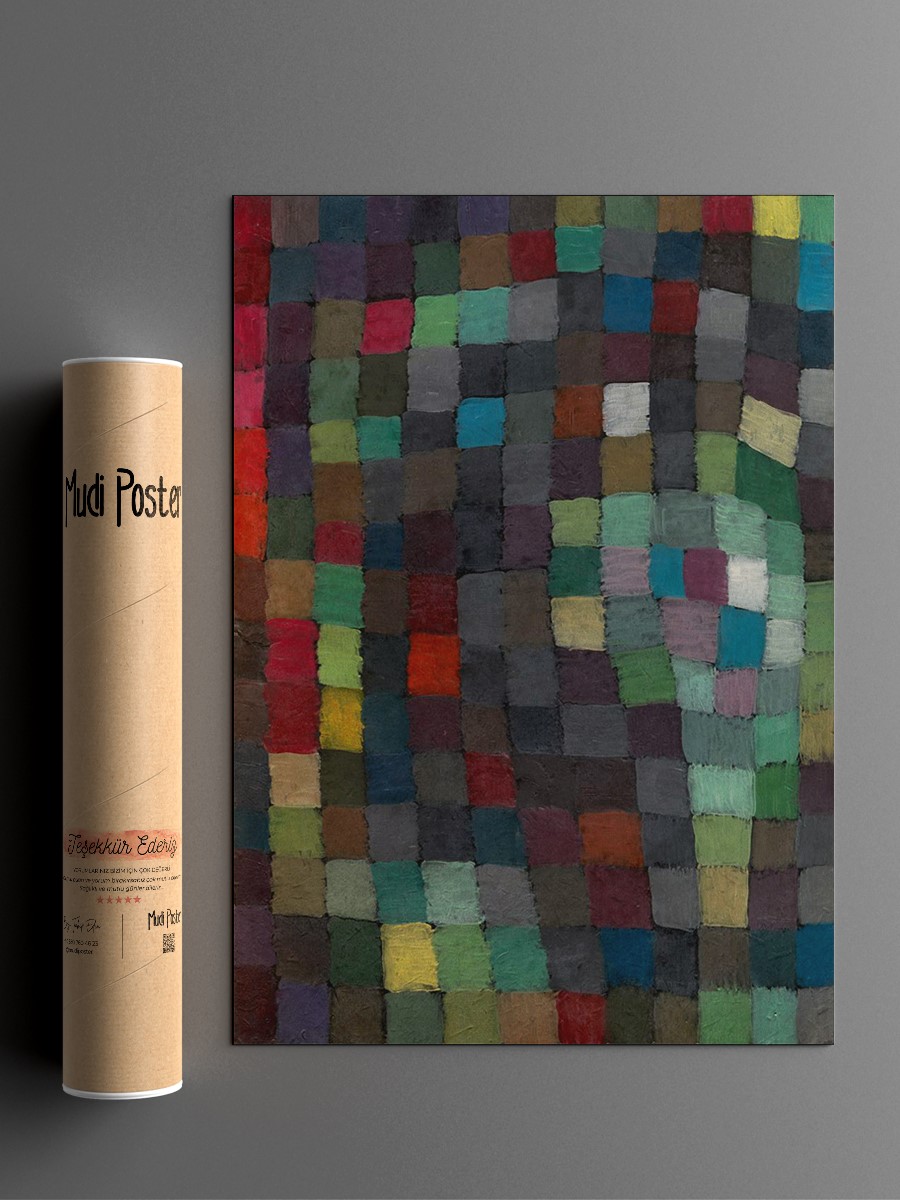 Paul Klee May Picture Tablo Sanatsal Ünlü Ressam Poster Çerçevesiz Yüksek Kalite Poster
