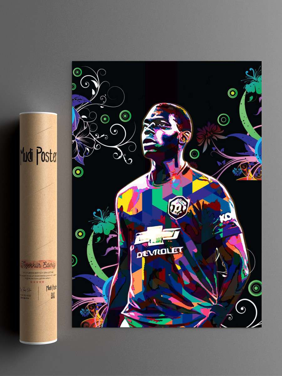 Paul Pogba Futbol Poster Çerçevesiz Yüksek Kalite Futbolcu Duvar Poster