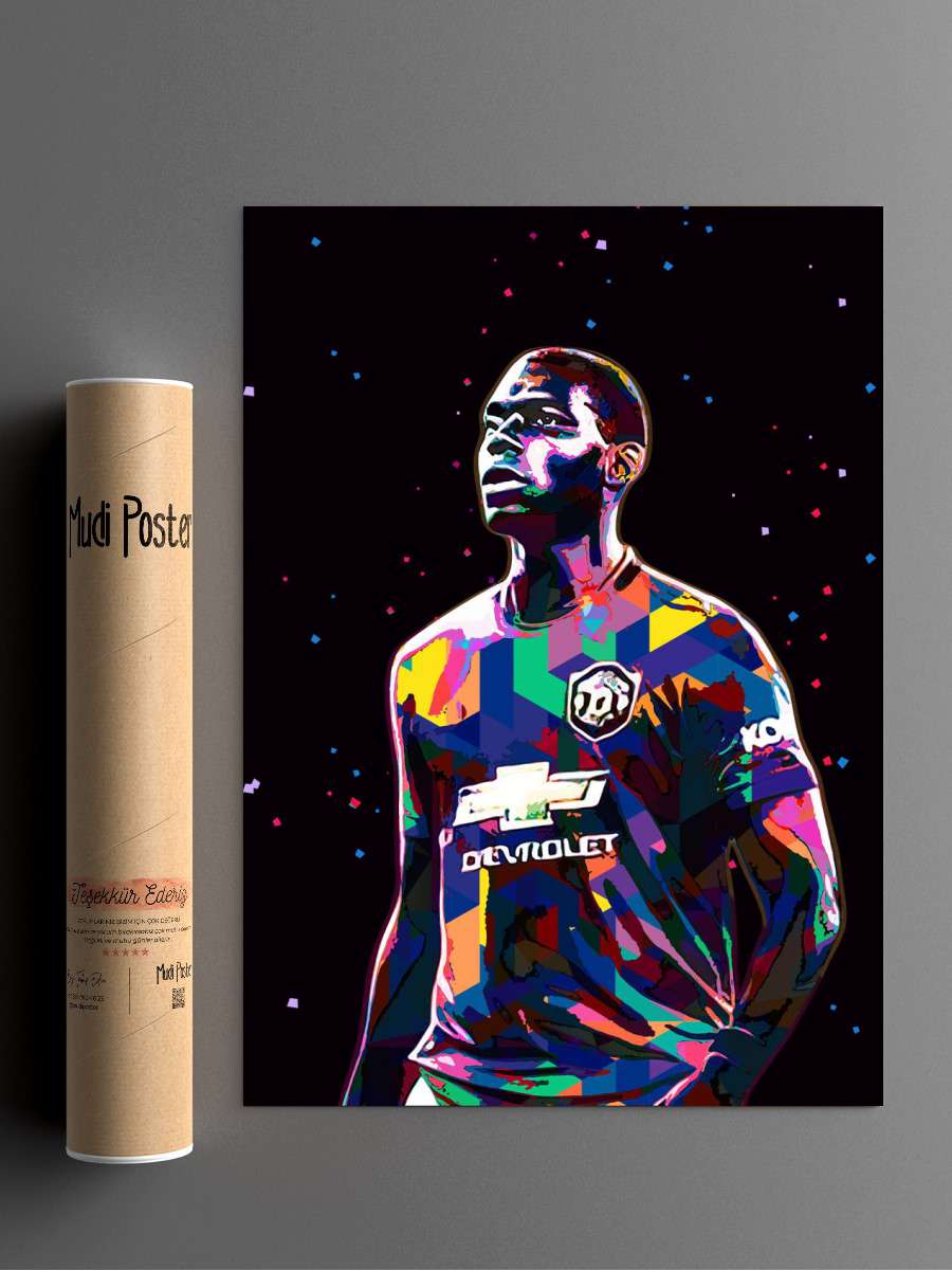 Paul Pogba Futbol Poster Çerçevesiz Yüksek Kalite Futbolcu Duvar Poster