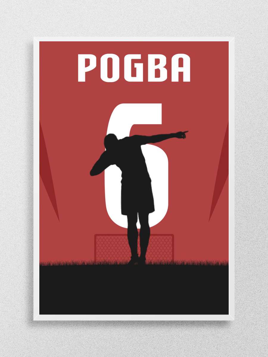 Paul Pogba Futbol Poster Çerçevesiz Yüksek Kalite Futbolcu Duvar Poster