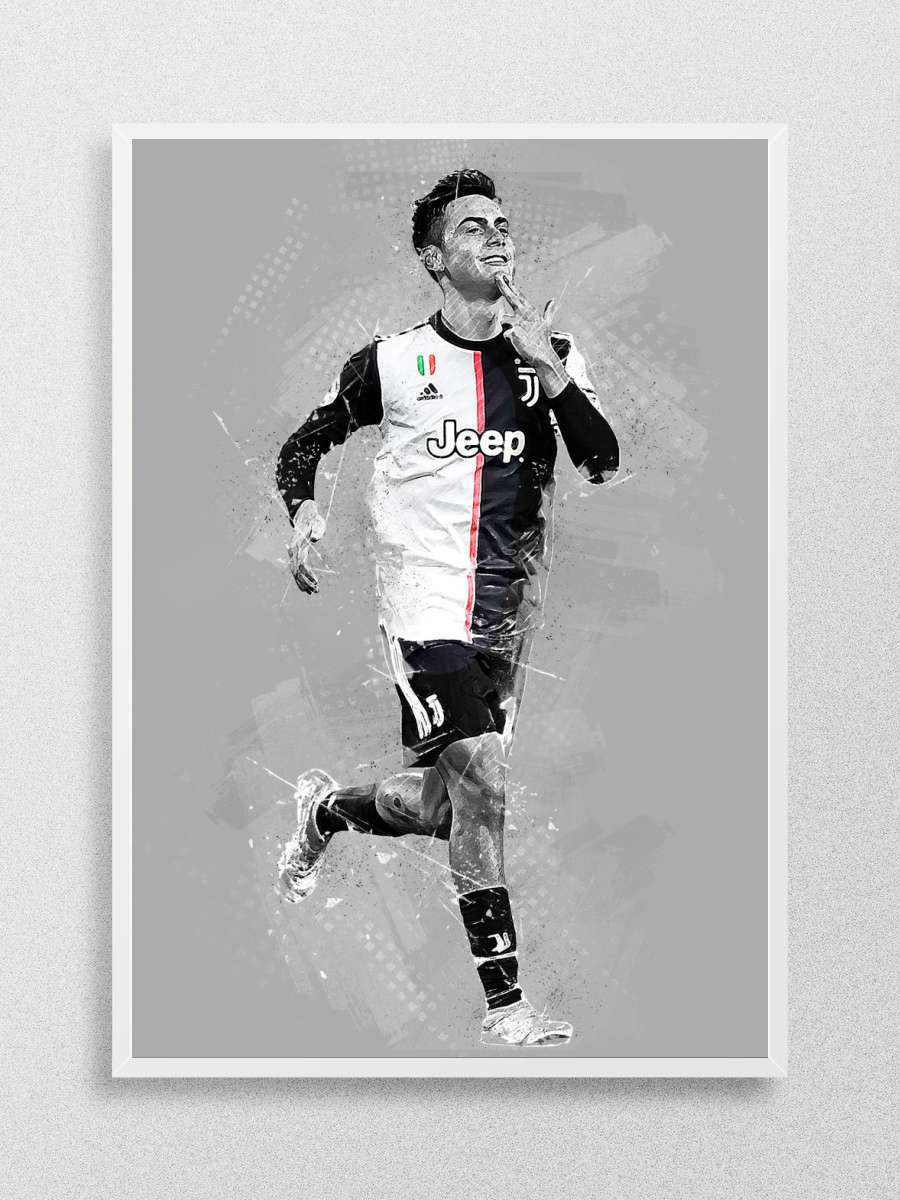Paulo Dybala Futbol Poster Çerçevesiz Yüksek Kalite Futbolcu Duvar Poster