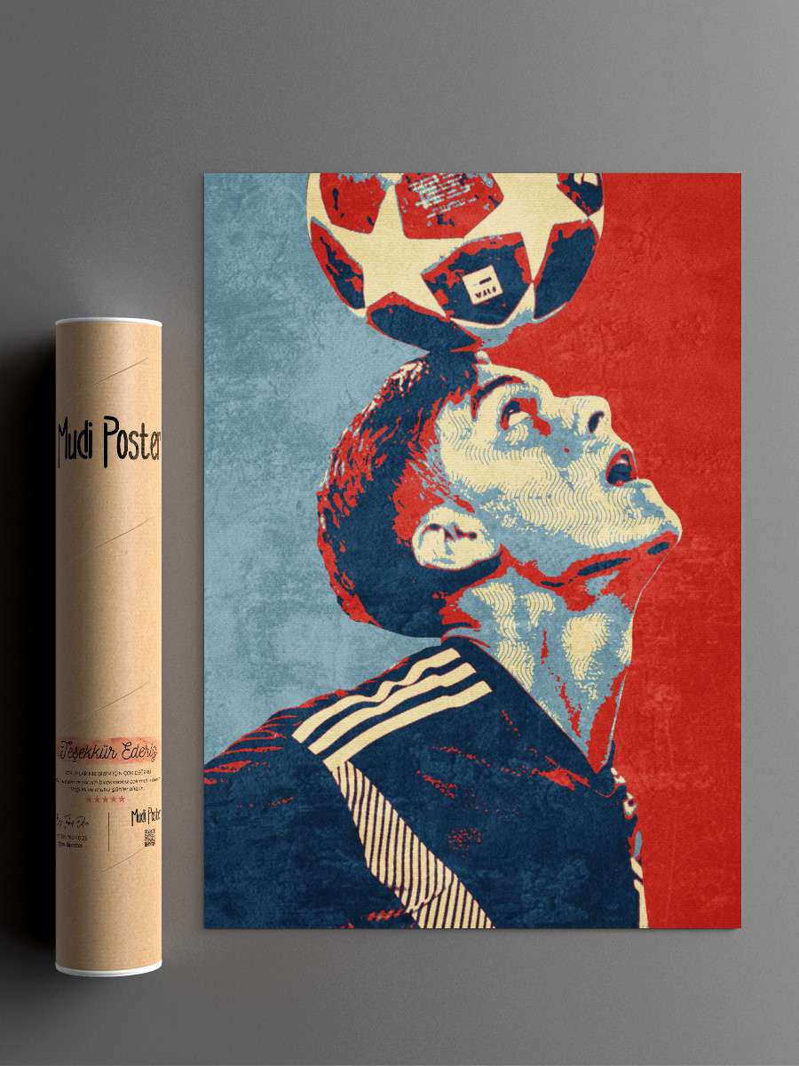 paulo dybala Futbol Poster Çerçevesiz Yüksek Kalite Futbolcu Duvar Poster