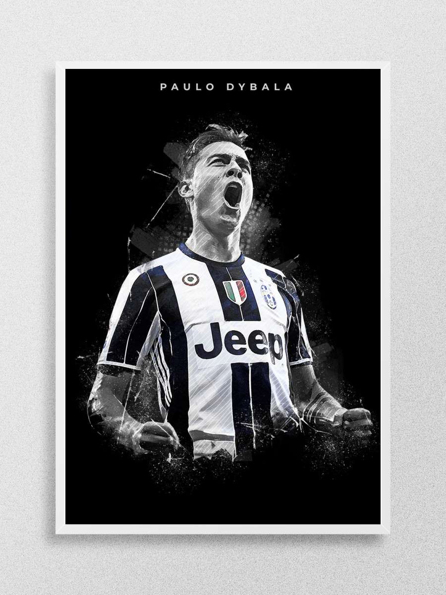 Paulo Dybala Futbol Poster Çerçevesiz Yüksek Kalite Futbolcu Duvar Poster