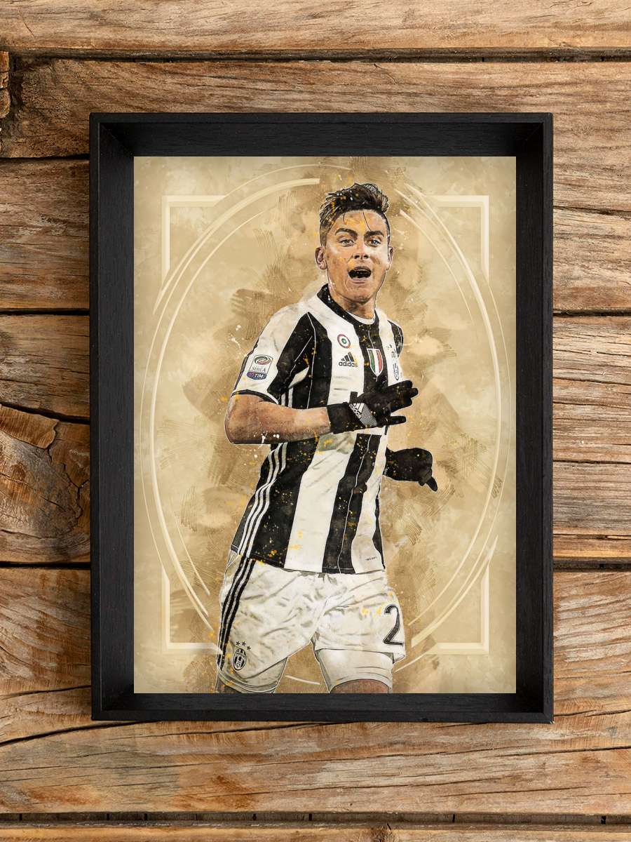 Paulo Dybala Futbol Poster Çerçevesiz Yüksek Kalite Futbolcu Duvar Poster