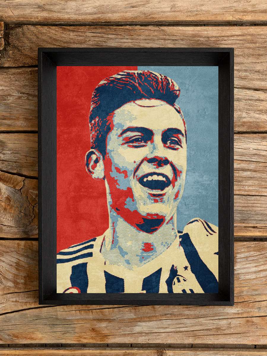 paulo dybala Futbol Poster Çerçevesiz Yüksek Kalite Futbolcu Duvar Poster