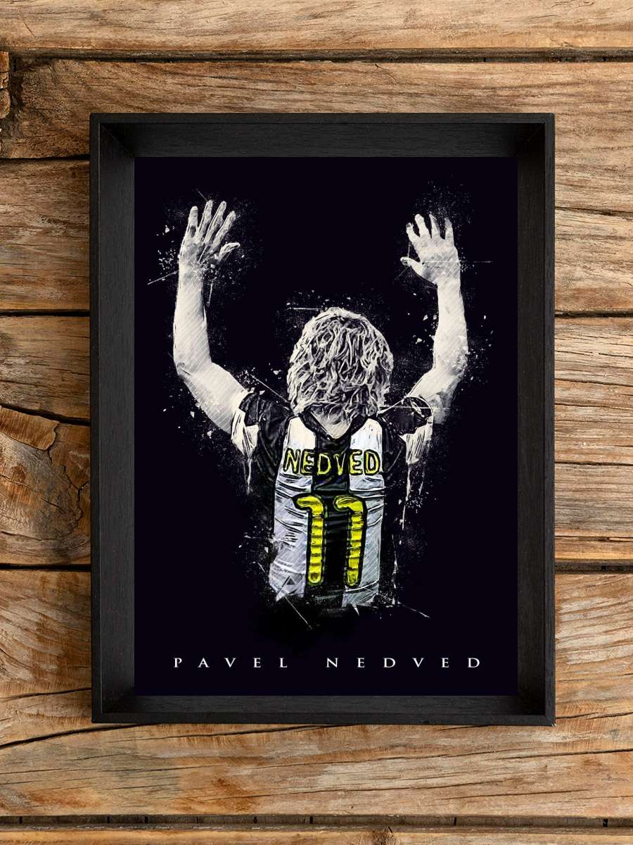 Pavel Nedved Futbol Poster Çerçevesiz Yüksek Kalite Futbolcu Duvar Poster