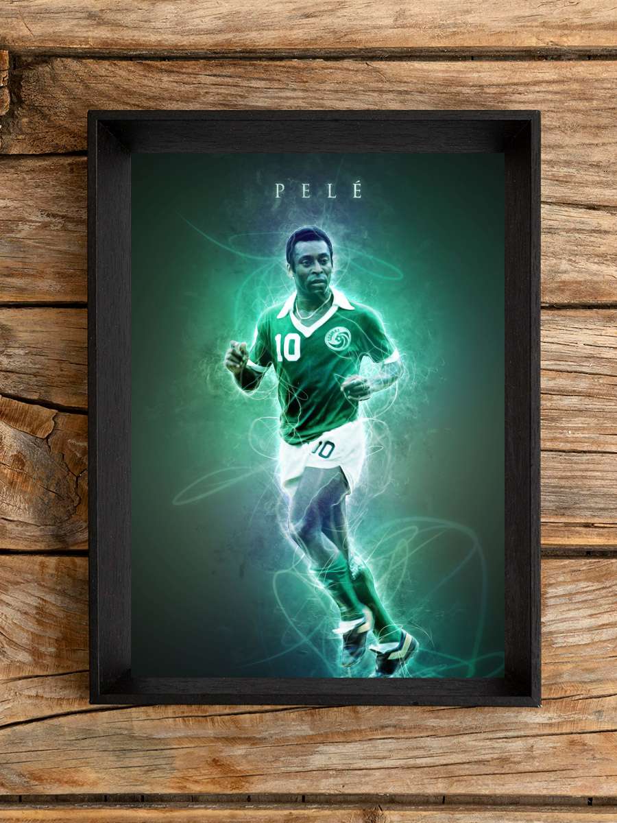Pele Futbol Poster Çerçevesiz Yüksek Kalite Futbolcu Duvar Poster