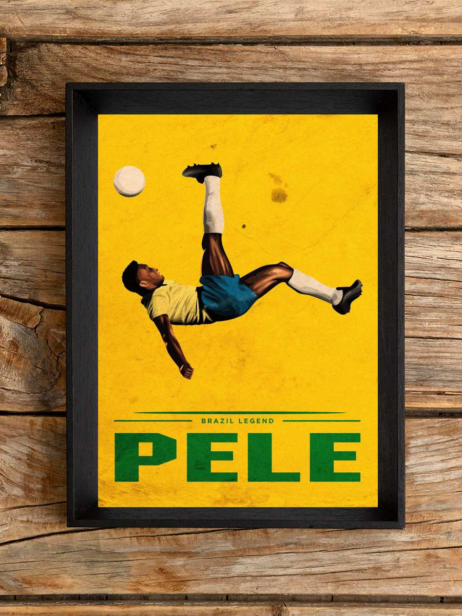 Pele Futbol Poster Çerçevesiz Yüksek Kalite Futbolcu Duvar Poster