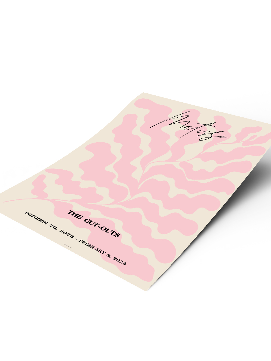 Pembe Matisse Koleksiyonu Modern Poster Çerçevesiz Duvar Tablosu Sanatsal Poster