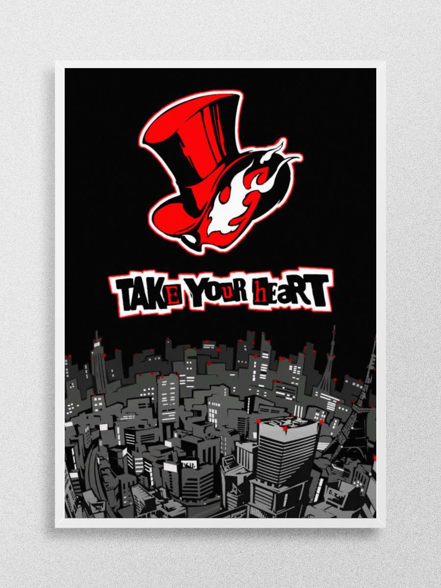 Persona 5 Anime Poster Çerçevesiz Yüksek Kalite Anime Duvar Poster