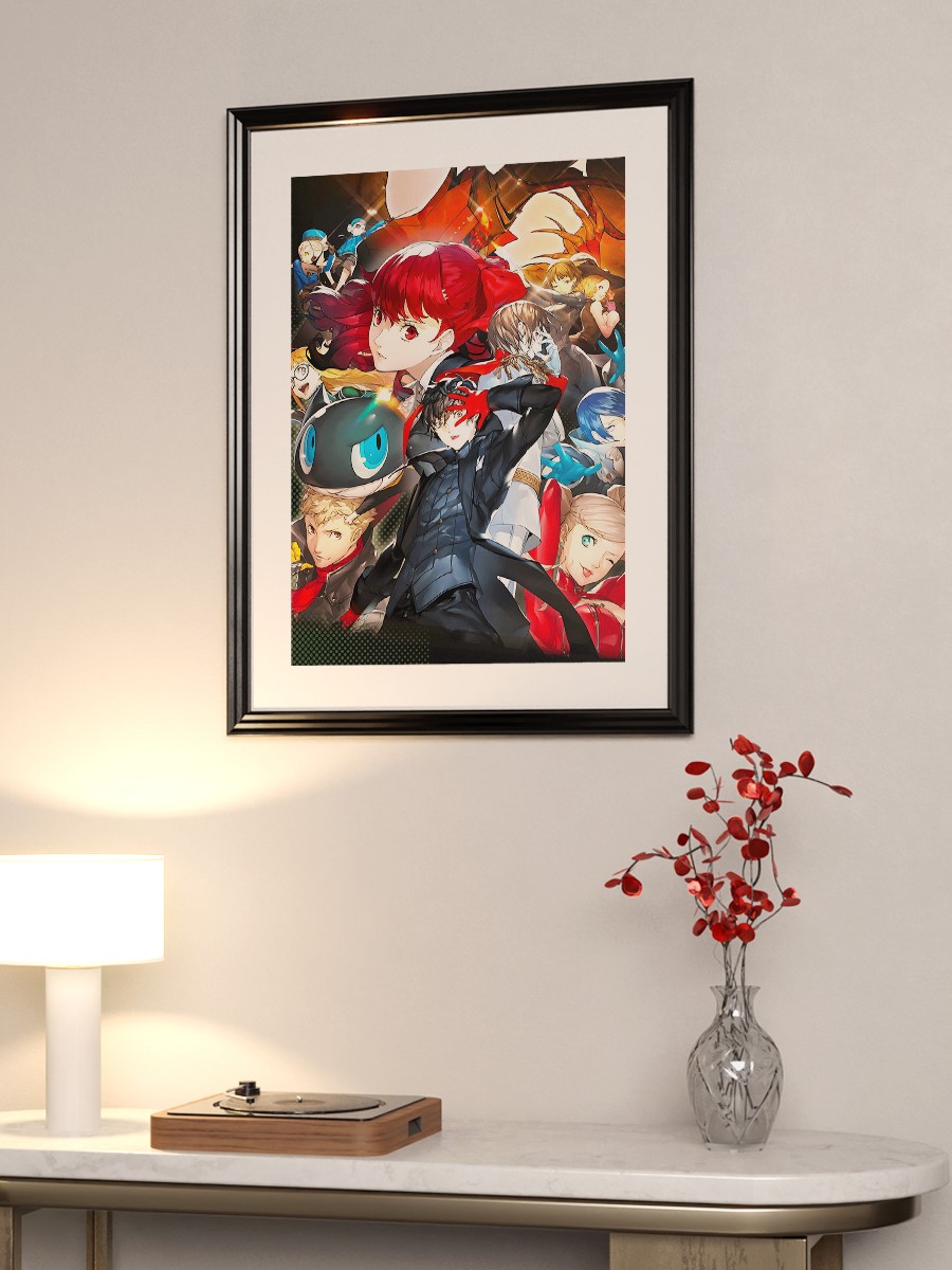 persona 5 royal Anime Poster Çerçevesiz Yüksek Kalite Anime Duvar Poster