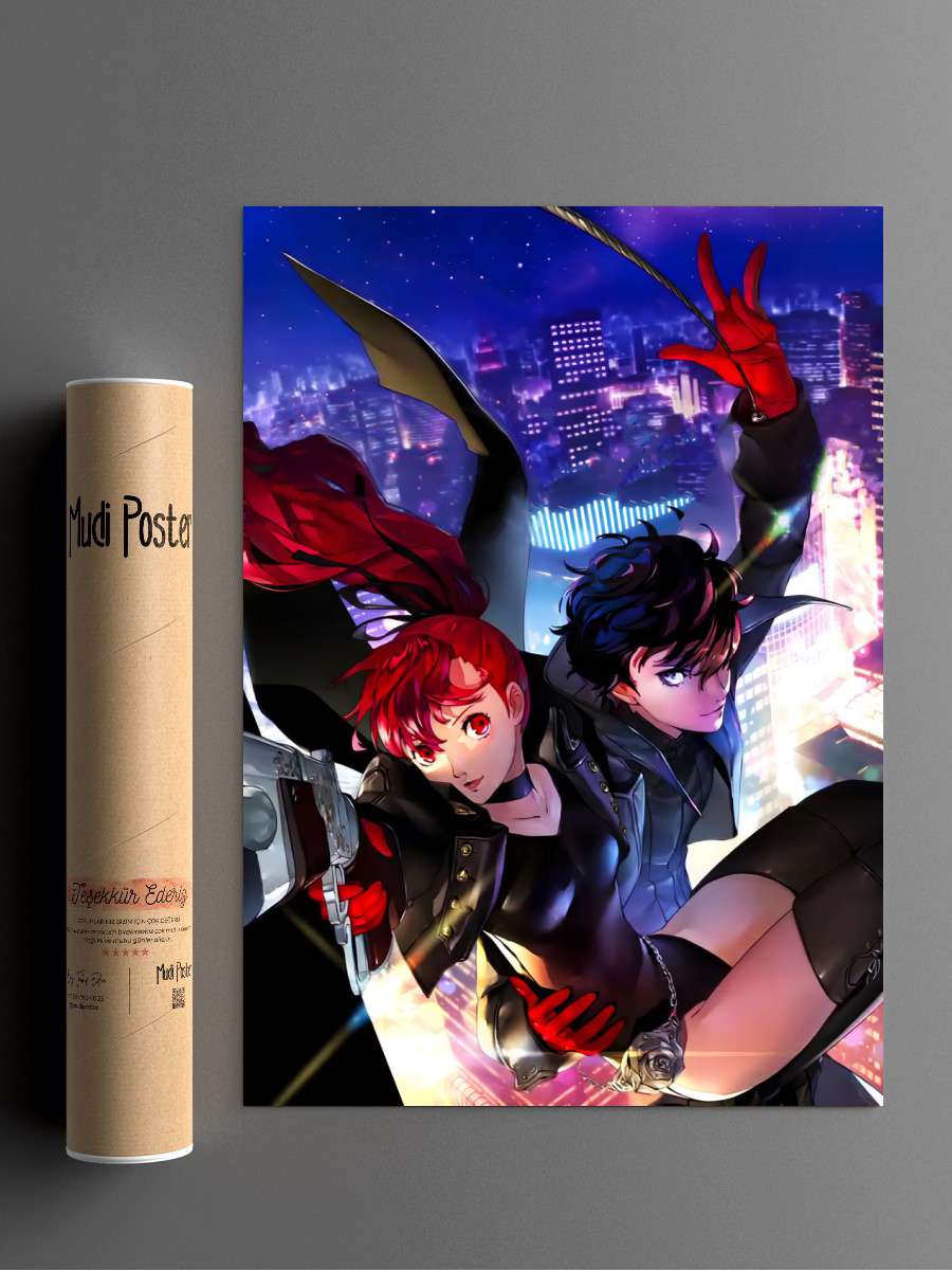 persona Anime Poster Çerçevesiz Yüksek Kalite Anime Duvar Poster