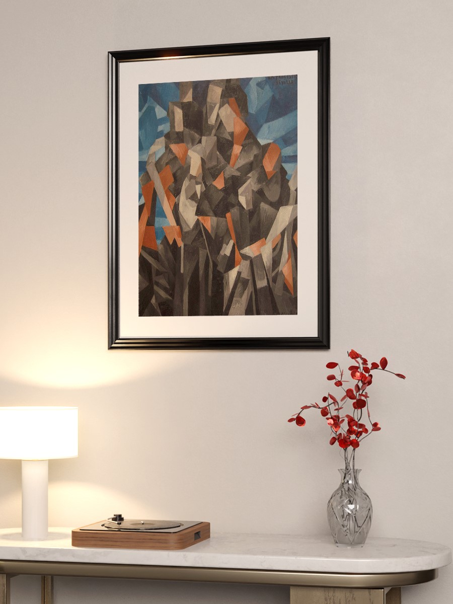 Picabia Procession Seville Tablo Sanatsal Ünlü Ressam Poster Çerçevesiz Yüksek Kalite Poster