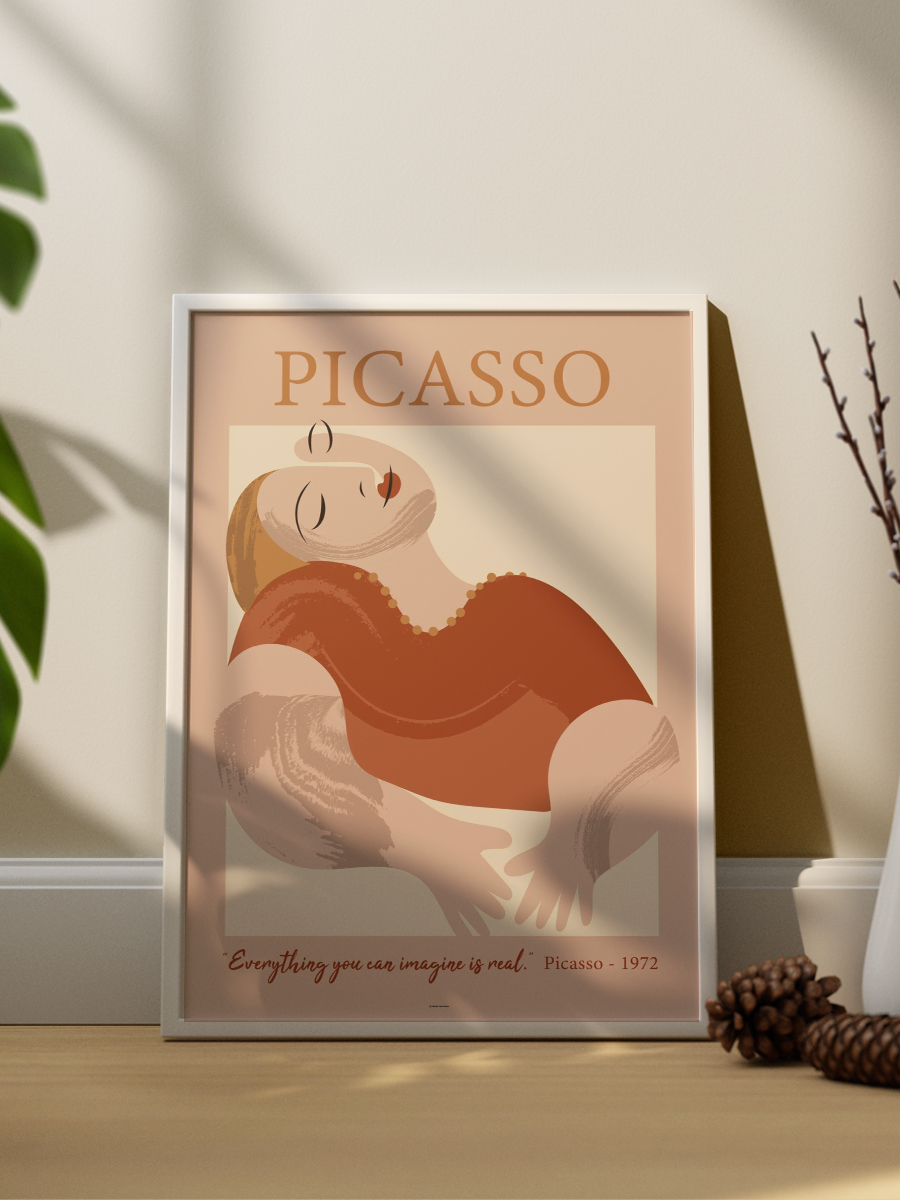 Picasso Poster Modern Duvar Tablosu Çerçevesiz Poster Salon, Mutfak Ve Ofis Duvar Dekoru