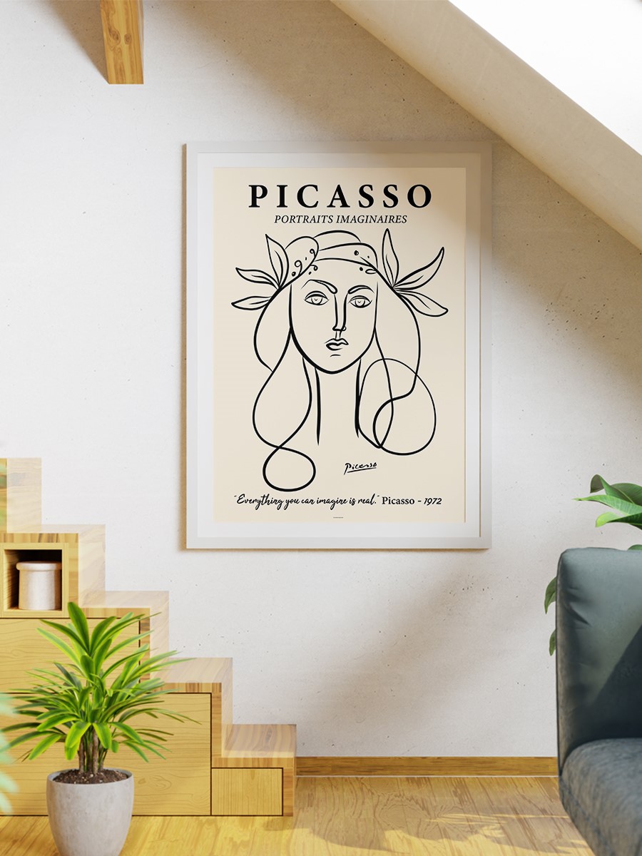 Picasso Warand Peace Poster Modern Duvar Tablosu Çerçevesiz Poster Salon, Mutfak Ve Ofis Duvar Dekoru