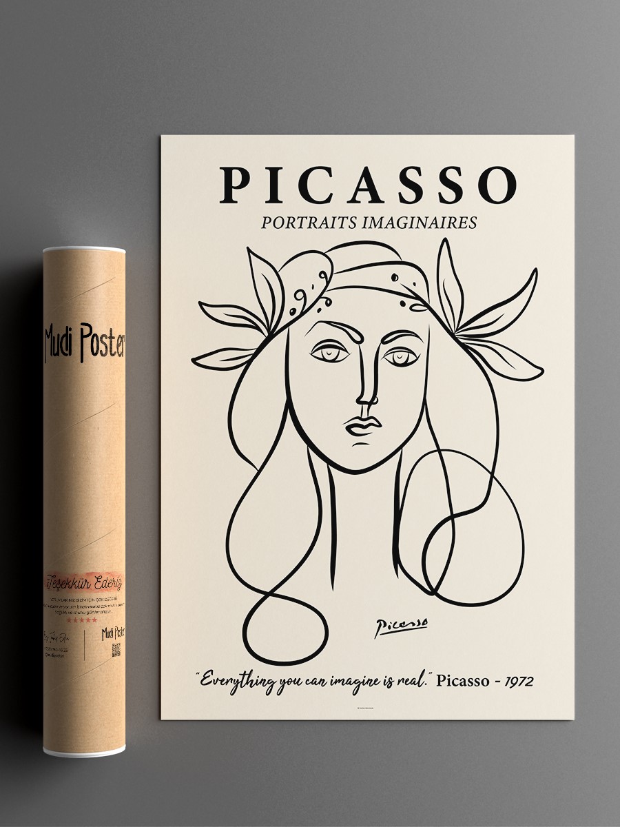 Picasso Warand Peace Poster Modern Duvar Tablosu Çerçevesiz Poster Salon, Mutfak Ve Ofis Duvar Dekoru