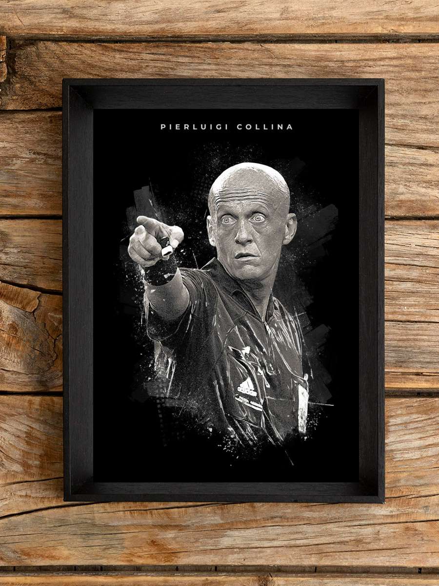 Pierluigi Collina Futbol Poster Çerçevesiz Yüksek Kalite Futbolcu Duvar Poster
