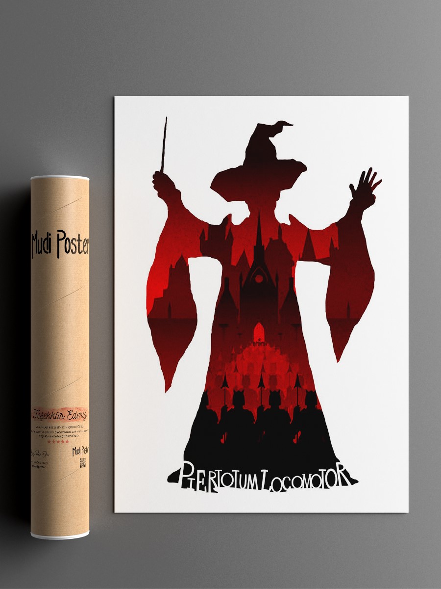 Piertotum Locomotor Poster, Çerçevesiz Tv Film Poster