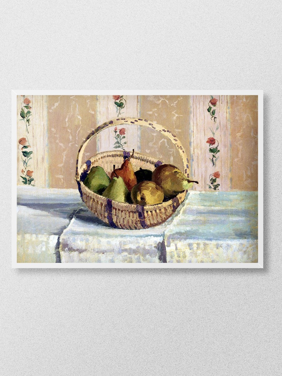 Pissarro Apples and Pears Tablo Sanatsal Ünlü Ressam Poster Çerçevesiz Yüksek Kalite Poster