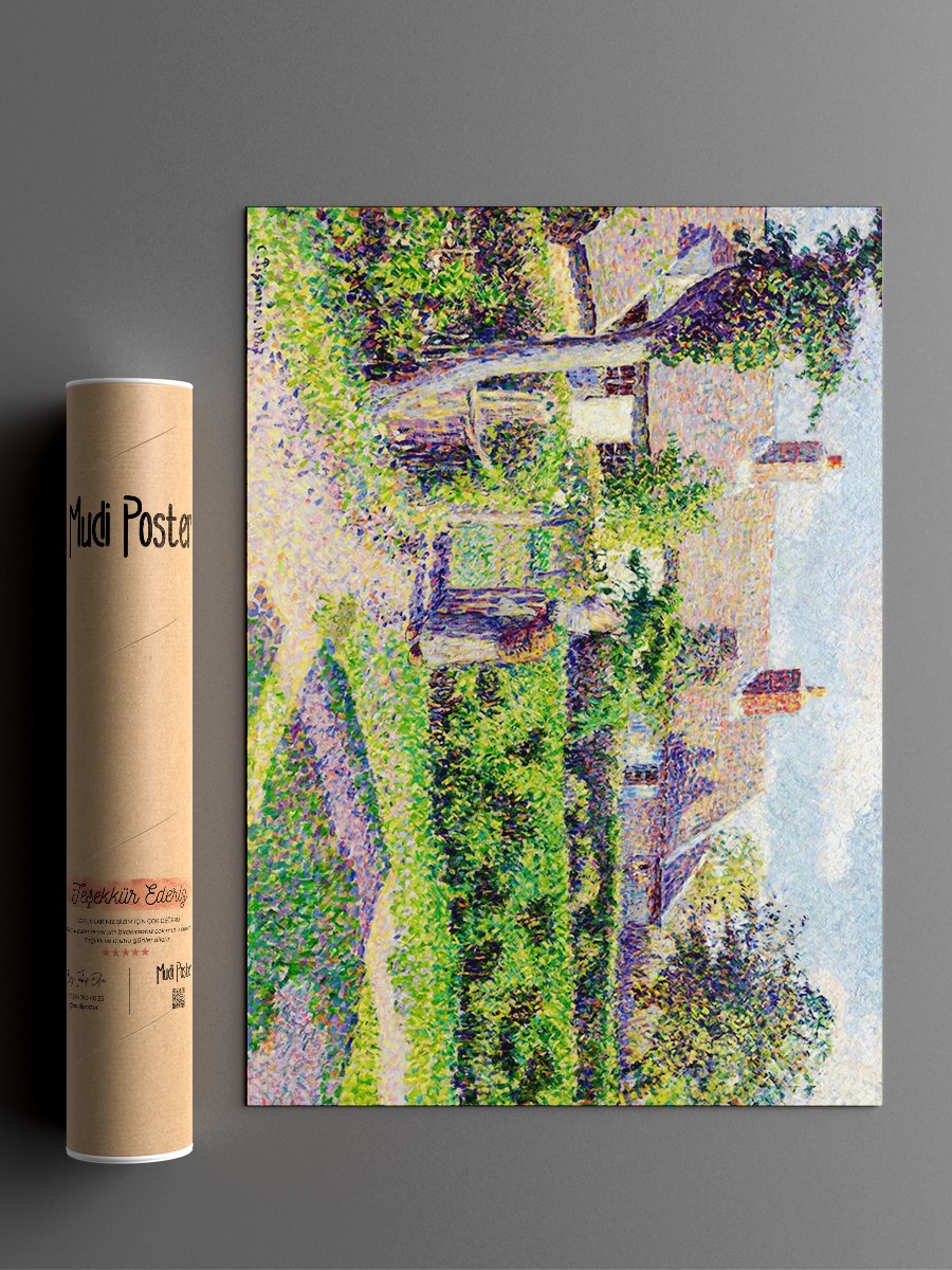 Pissarro Peasant House Tablo Sanatsal Ünlü Ressam Poster Çerçevesiz Yüksek Kalite Poster